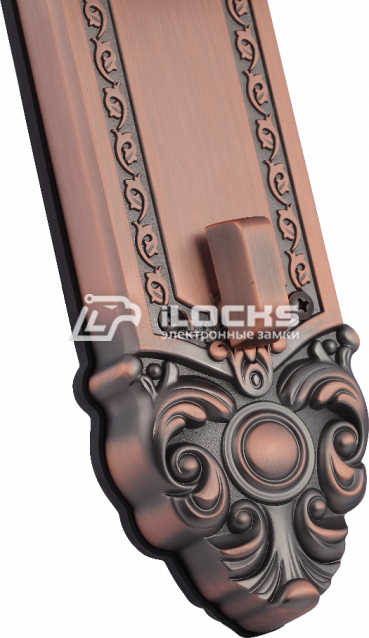 Замок по отпечатку пальца на входную дверь F6160 Red Copper