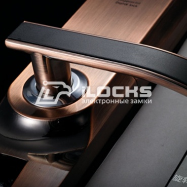Замок с отпечатком пальца на входную дверь F3150 Red Copper